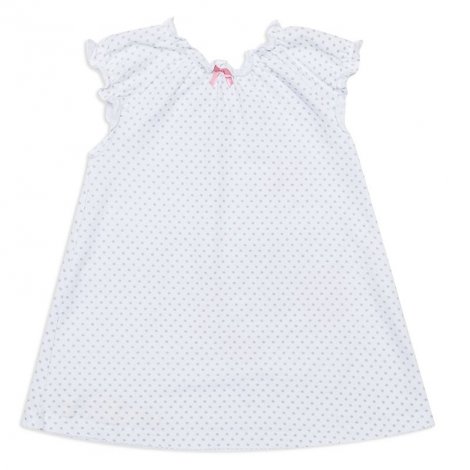 Белая пижама: туника, шорты для девочки PlayToday 646001, вид 4