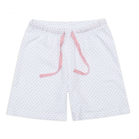 Белая пижама: туника, шорты для девочки PlayToday 646001, вид 5