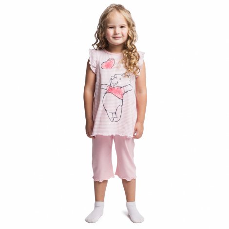 Пижама: туника, бриджи для девочки PlayToday 646002, вид 6