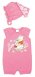 Розовый комплект: комбинезон, косынка для девочки PlayToday Baby 648005, вид 1 превью
