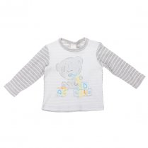 Серая футболка с длинным рукавом для мальчика PlayToday Baby 667801
