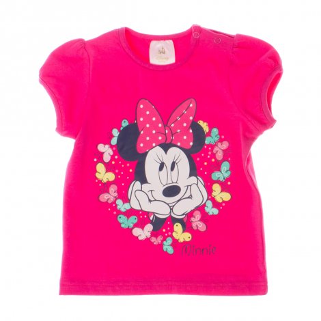 Розовая футболка для девочки PlayToday Baby 668051, вид 1