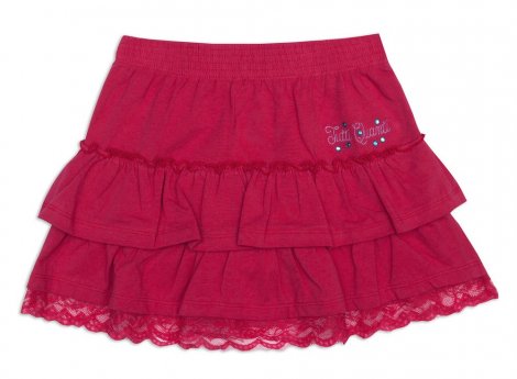 Малиновая юбка для девочки PlayToday 742036, вид 1