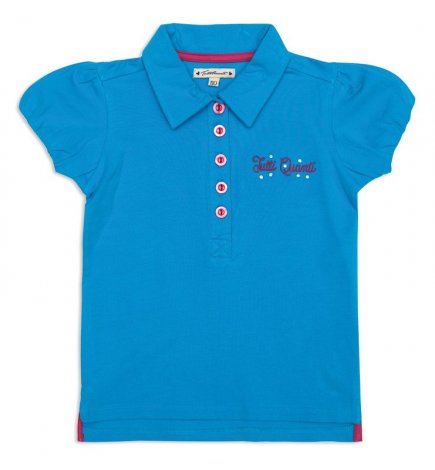 Голубая футболка для девочки PlayToday 742043, вид 1