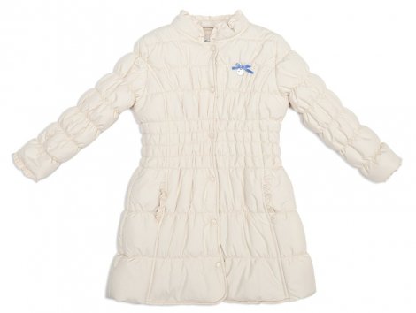 Кремовое пальто для девочки PlayToday 742055, вид 1