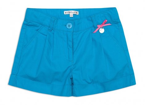 Голубые шорты для девочки PlayToday 742061, вид 1