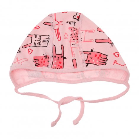 Розовый чепчик, 2 шт. в комплекте для девочки PlayToday Baby 820421023, вид 2