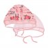 Розовый чепчик, 2 шт. в комплекте для девочки PlayToday Baby 820421023, вид 1 превью