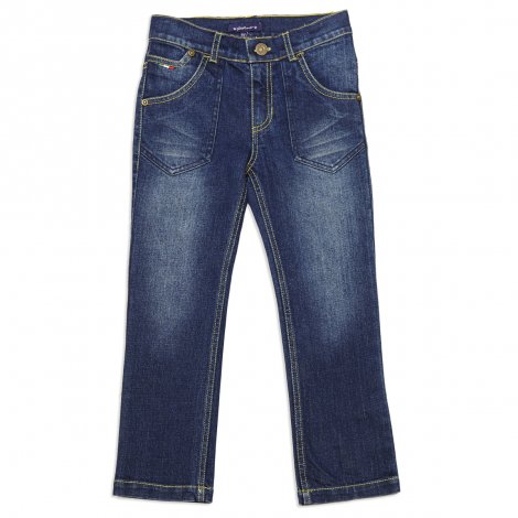 Синие брюки джинсовые для мальчика PlayToday 841011, вид 1