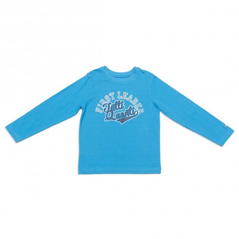 Голубая футболка с длинным рукавом для мальчика PlayToday 841014, вид 1