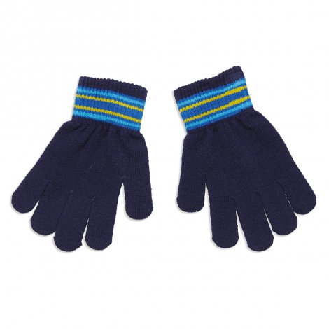 Синие перчатки трикотажные для мальчика PlayToday 841020, вид 1