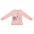 Темно-розовая футболка с длинным рукавом для девочки PlayToday 842012, вид 1 превью