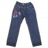 Синие брюки утепленные джинсовые для девочки PlayToday 842018, вид 1 превью
