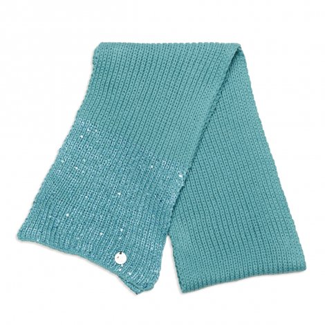 Бирюзово-зеленый шарф для девочки PlayToday 842022, вид 1