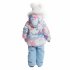 Голубой комплект зимний: куртка, полукомбинезон для девочки PlayToday Baby 368051, вид 5 превью