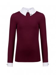 Бордовая блузка для девочки Stylish Amadeo AB1015R