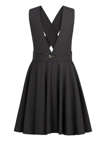 Серый сарафан для девочки Stylish Amadeo AD1015G, вид 1