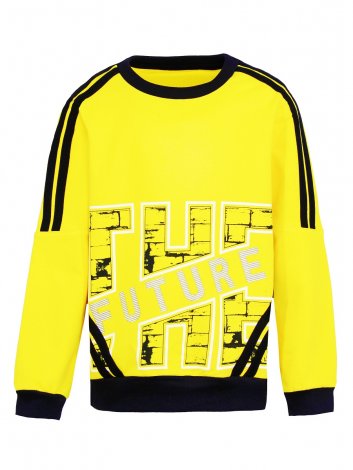 Желтая толстовка для мальчика ИНОВО 972-2, вид 1
