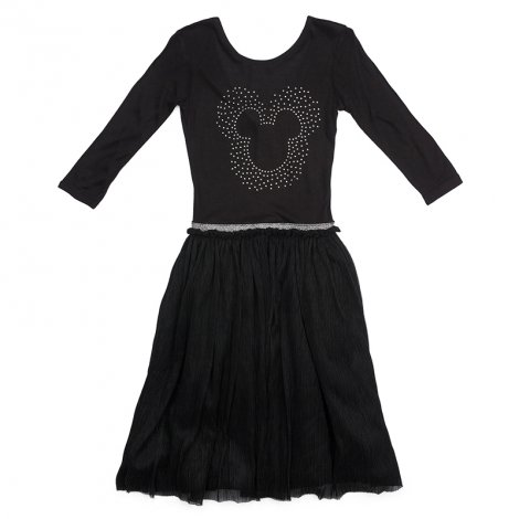 Черное платье для девочки S'COOL 074001, вид 1