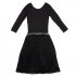 Черное платье для девочки S'COOL 074001, вид 2 превью