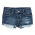 Синие шорты  джинсовые для девочки PlayToday 172106, вид 1 превью