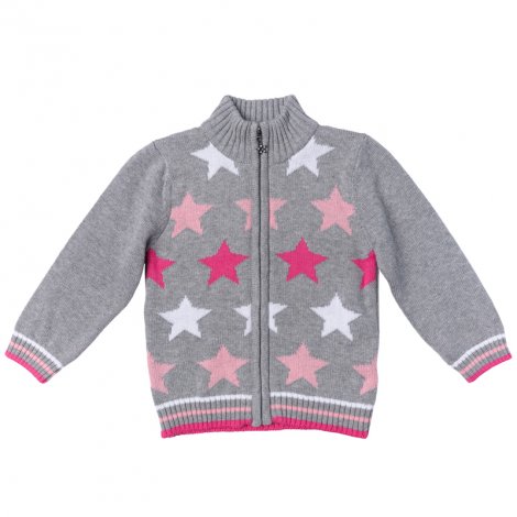 Серый кардиган для девочки PlayToday Baby 178005, вид 1
