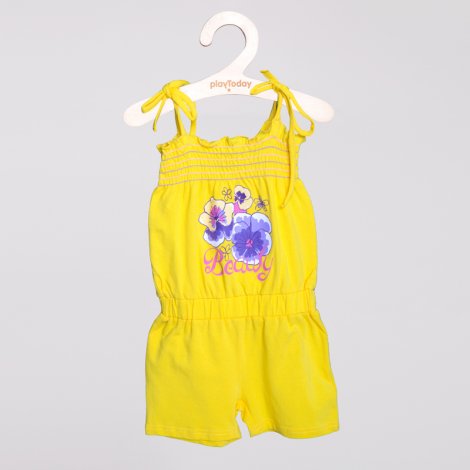 Полукомбинезон трикотажный для девочек для девочки PlayToday 252038, вид 1