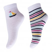 Белые носки, 2 пары в комплекте для мальчика PlayToday Baby 277025