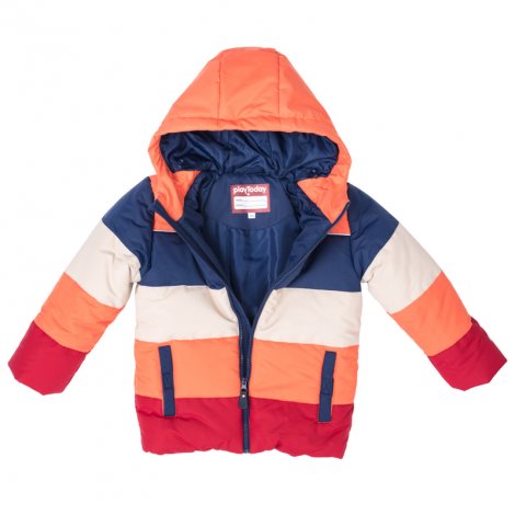 Оранжевая куртка для мальчика PlayToday 371051, вид 2