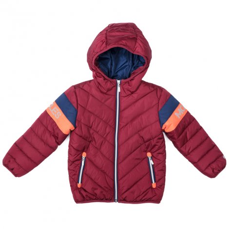 Бордовая куртка для мальчика PlayToday 371053, вид 1
