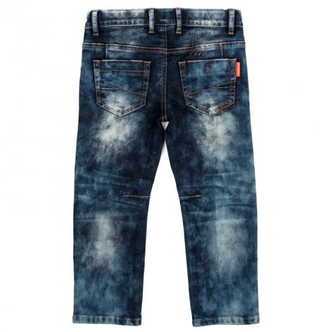 Синие брюки джинсовые для мальчика PlayToday 371064, вид 2