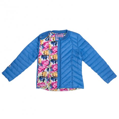 Синяя куртка для девочки S'COOL 374405, вид 3