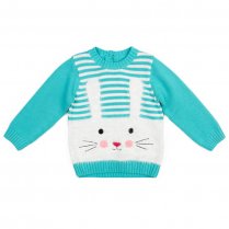 Голубой джемпер для девочки PlayToday Baby 378057