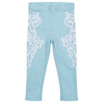 Голубые брюки для девочки PlayToday Baby 378062