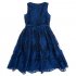 Синее платье для девочки PlayToday 472003, вид 2 превью