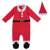 Красный комплект: комбинезон, шапочка для мальчика PlayToday Baby 477802