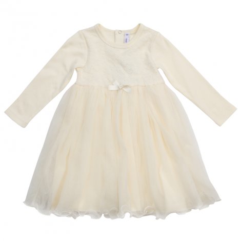 Бежевое платье для девочки PlayToday Baby 478002, вид 1