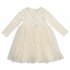 Бежевое платье для девочки PlayToday Baby 478002, вид 1 превью