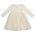 Бежевое платье для девочки PlayToday Baby 478002, вид 2 превью