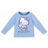 Синий комплект: футболка с длинным рукавом, брюки для девочки PlayToday 566001/4644, вид 2 превью