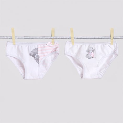 Белые трусы , 2 шт. в комплекте для девочки PlayToday 656008, вид 1
