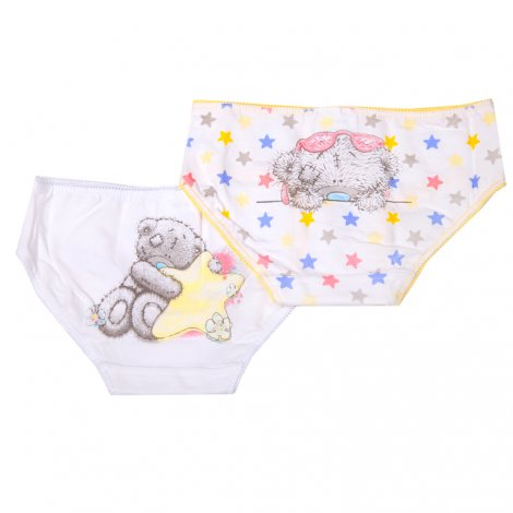 Белые трусы , 2 шт. в комплекте для девочки PlayToday 656009, вид 1