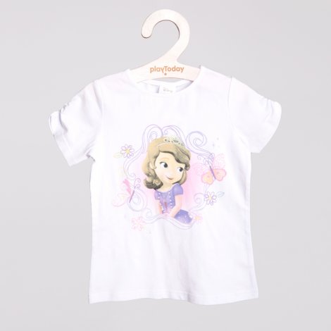 Фуфайка трикотажная для девочек (футболка) для девочки PlayToday 952004, вид 1