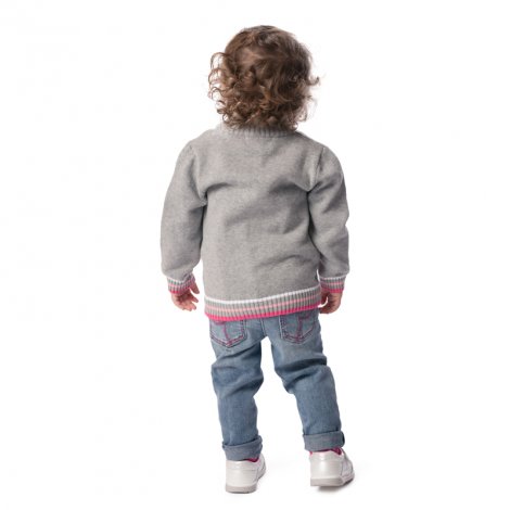 Серый кардиган для девочки PlayToday Baby 178005, вид 4