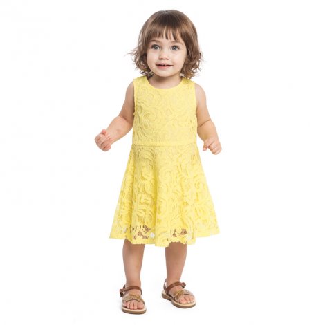 Желтое платье для девочки PlayToday Baby 178059, вид 2