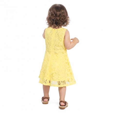 Желтое платье для девочки PlayToday Baby 178059, вид 3