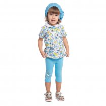 Голубая шапка для девочки PlayToday Baby 178086