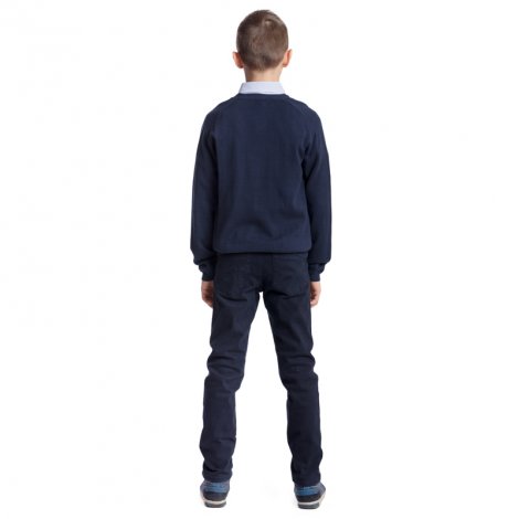 Синий кардиган для мальчика S'COOL 373413/4283, вид 3