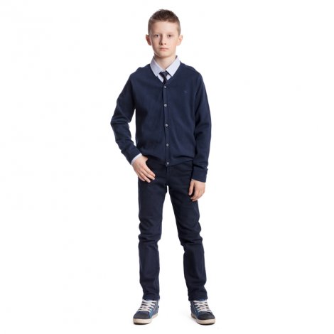 Синий кардиган для мальчика S'COOL 373413/4283, вид 4