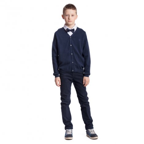 Синий кардиган для мальчика S'COOL 373413/4283, вид 6